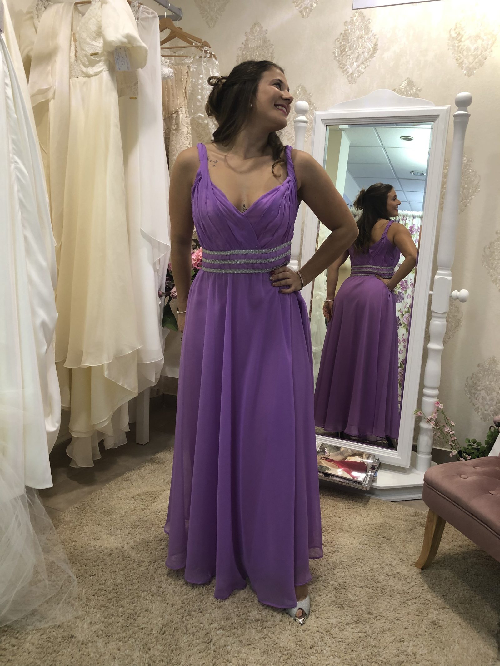 Vestido de Cerimónia - Cor Malva